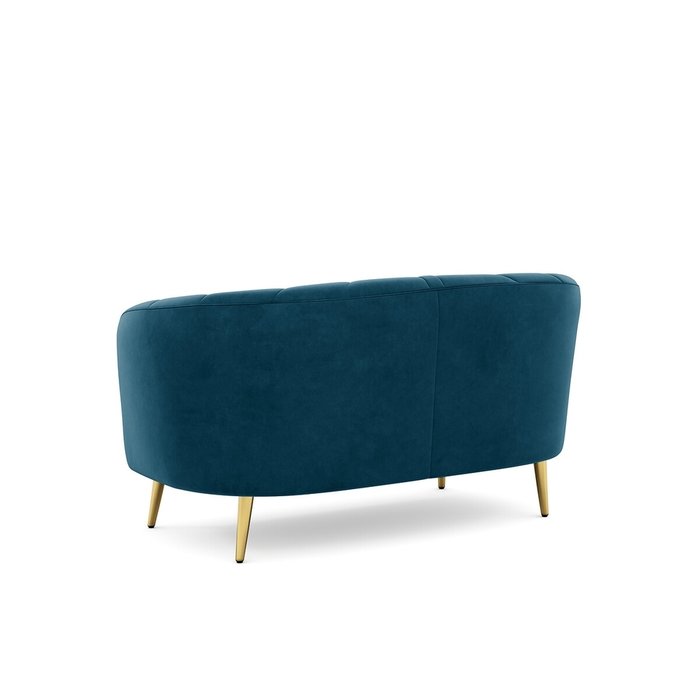 Скамья из велюра Leone синего цвета - лучшие Прямые диваны в INMYROOM
