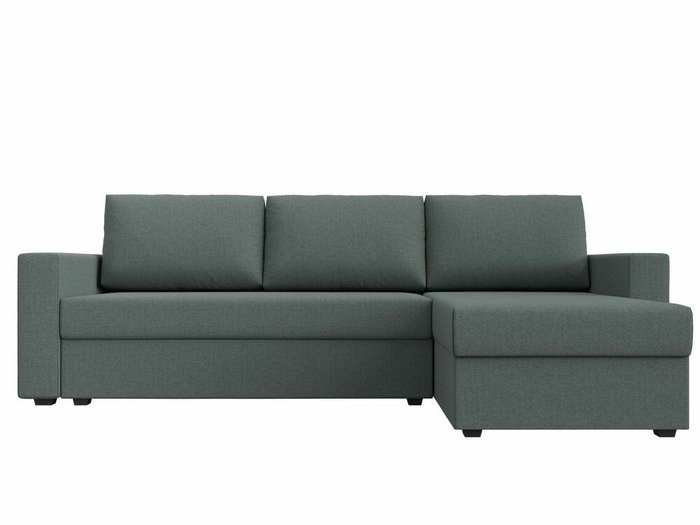 Угловой диван-кровать Траумберг Лайт серого цвета правый угол - купить Угловые диваны по цене 25999.0