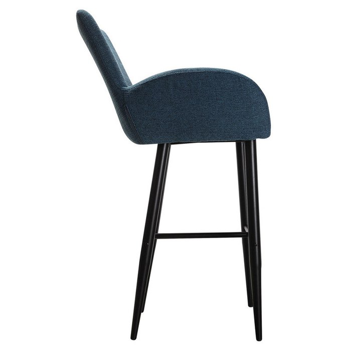 Барный стул Henrik Сканди Блю Арт синего цвета - лучшие Барные стулья в INMYROOM