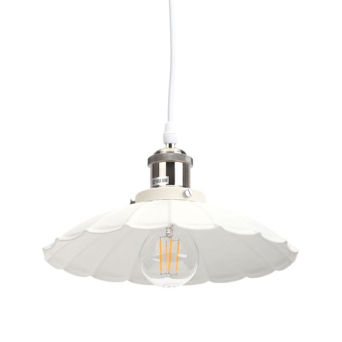 Подвесной светильник Loft белого цвета - купить Подвесные светильники по цене 1140.0