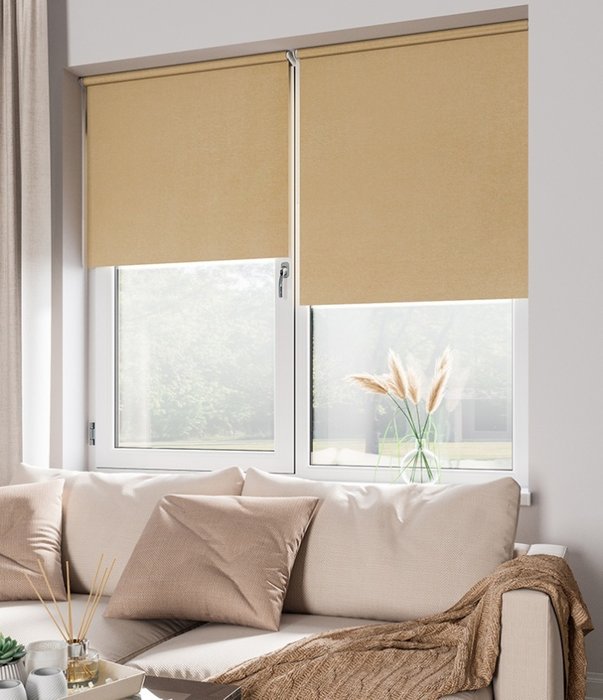 Мини Ролета Блэкаут 42,5х175 латте