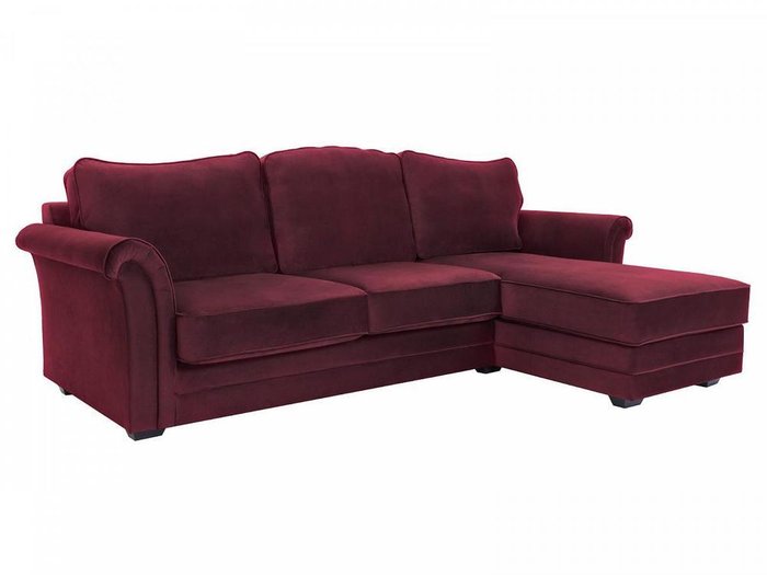 Диван Sydney бордового цвета - купить Угловые диваны по цене 173880.0