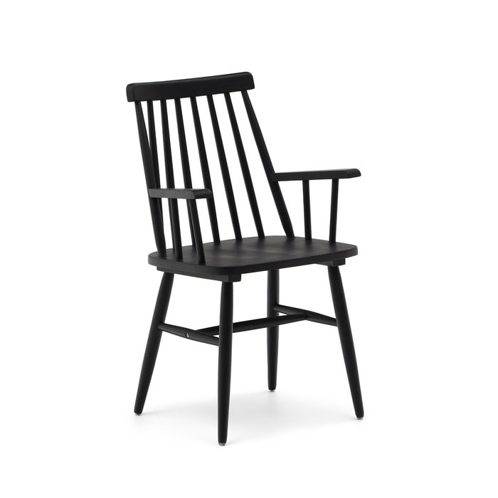 Кресло Kristie черное - лучшие Обеденные стулья в INMYROOM