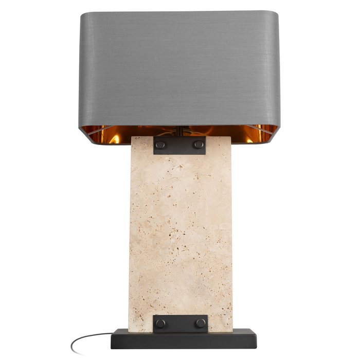 Настольная лампа Flagstone 10445T/A (ткань, цвет серый) - лучшие Настольные лампы в INMYROOM Настольная лампа Flagstone 10445T/A (ткань, цвет серый) - лучшие Настольные лампы в INMYROOM