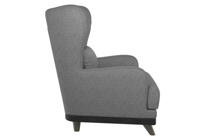 Кресло Оскар Velour 8 темно-серого цвета - лучшие Интерьерные кресла в INMYROOM