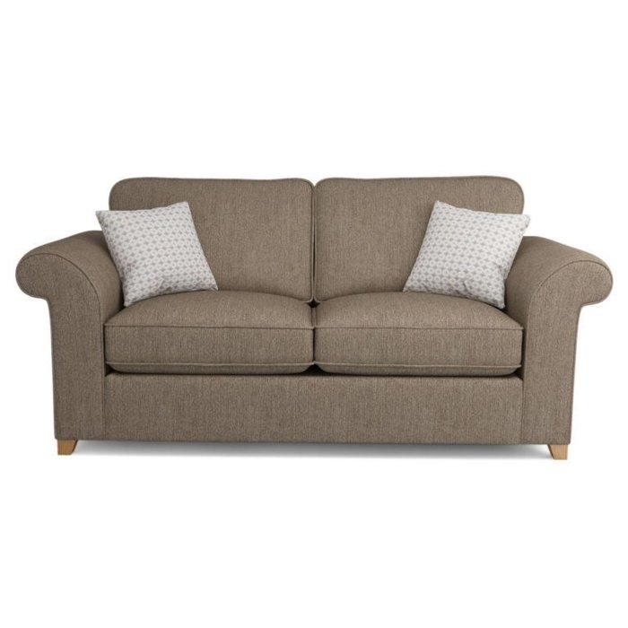Двухместный раскладной диван Angelic коричневый