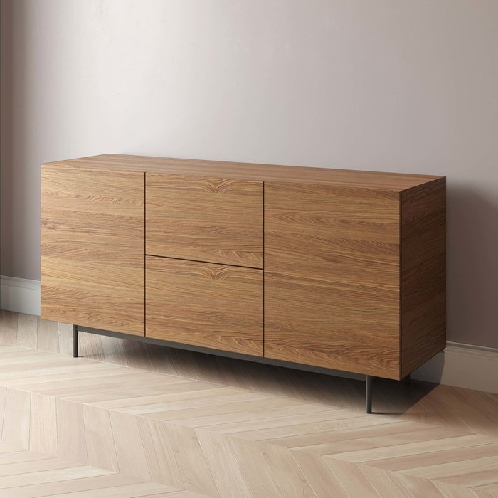 Комод Cube-2 150x45 черного цвета - купить Комоды по цене 47000.0 Комод Cube-2 150x45 черного цвета - купить Комоды по цене 47000.0