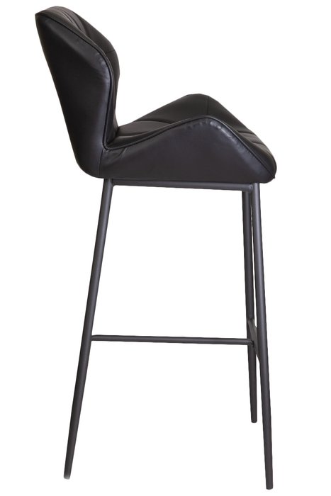 Барный стул Lagos черного цвета из экокожи - купить Барные стулья по цене 11310.0