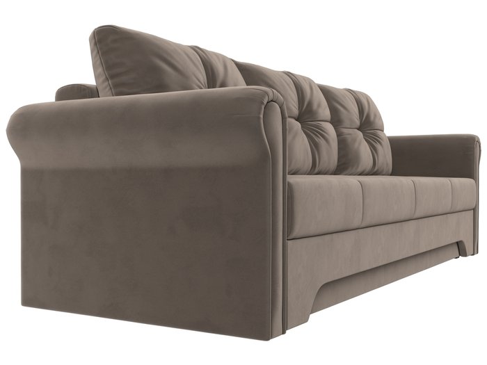 Прямой диван-кровать Европа коричневого цвета - лучшие Прямые диваны в INMYROOM