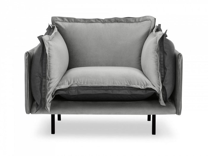 Кресло Barcelona светло-серого цвета - купить Интерьерные кресла по цене 69210.0