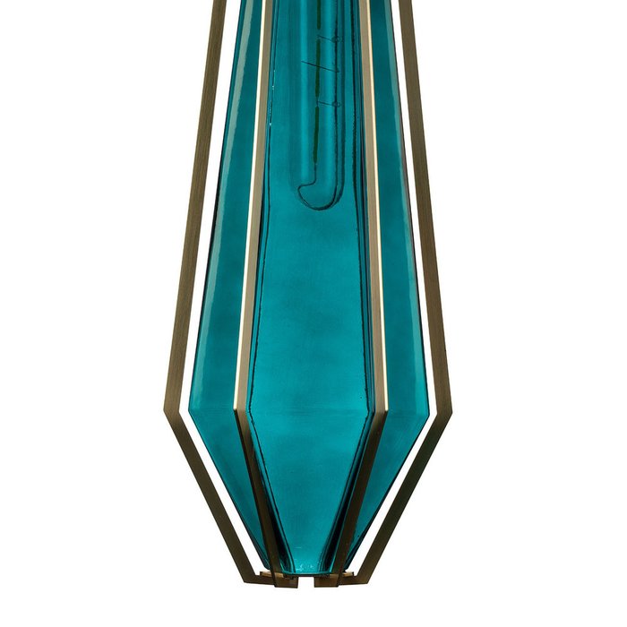 Подвесной светильник Vista бирюзово-золотого цвета - лучшие Подвесные светильники в INMYROOM