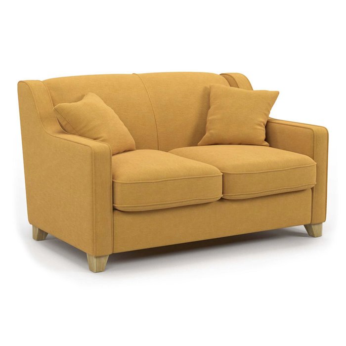 Диван двухместный Halston MT желтого цвета - купить Прямые диваны по цене 35500.0