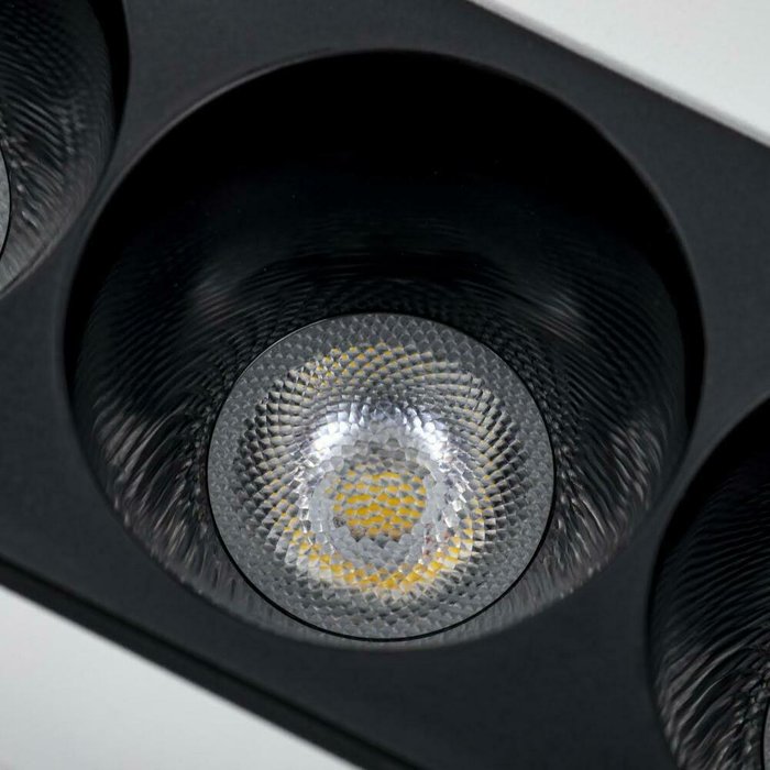 Встраиваемый светодиодный светильник Artin черного цвета - лучшие Встраиваемые споты в INMYROOM