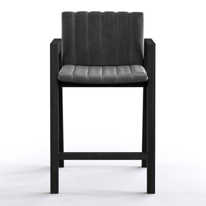 Полубарный стул Five цвета антрацит - лучшие Барные стулья в INMYROOM