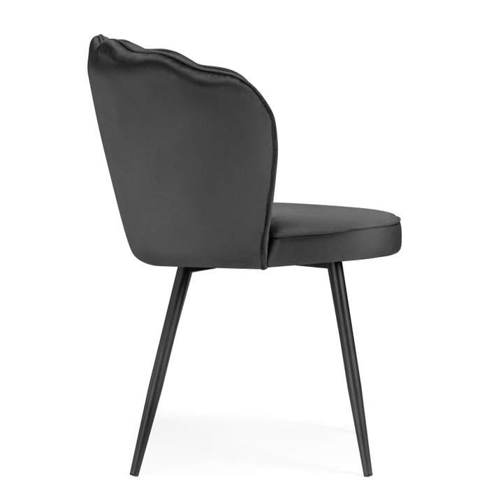 Стул Coral темно-серого цвета - лучшие Обеденные стулья в INMYROOM