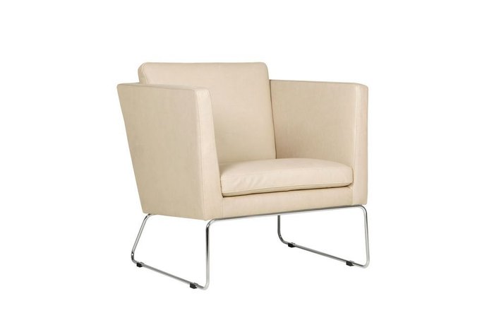 Кресло Clark молочного цвета - лучшие Интерьерные кресла в INMYROOM