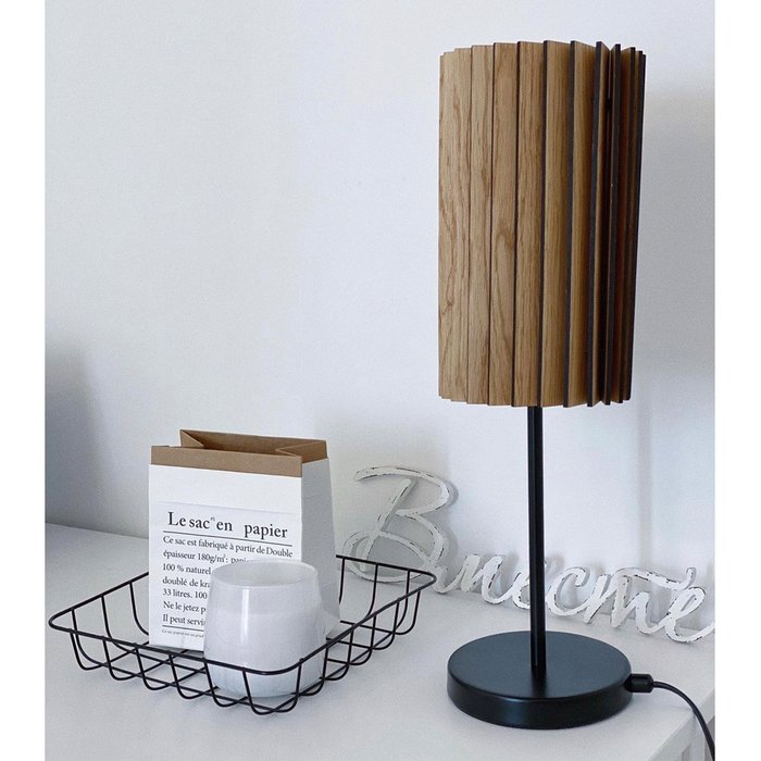 Светильник Rotor Table Lamp из дуба - купить Настольные лампы по цене 8900.0