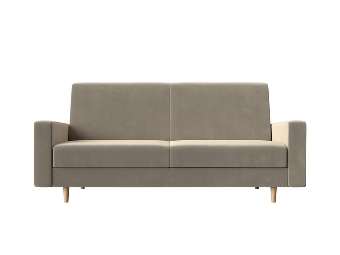 Прямой диван-кровать Бонн бежевого цвета - купить Прямые диваны по цене 26999.0