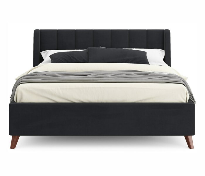 Кровать Betsi 160х200 с подъемным механизмом черного цвета - купить Кровати для спальни по цене 31900.0