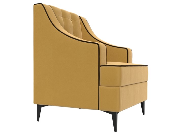 Кресло Марк желтого цвета - лучшие Интерьерные кресла в INMYROOM