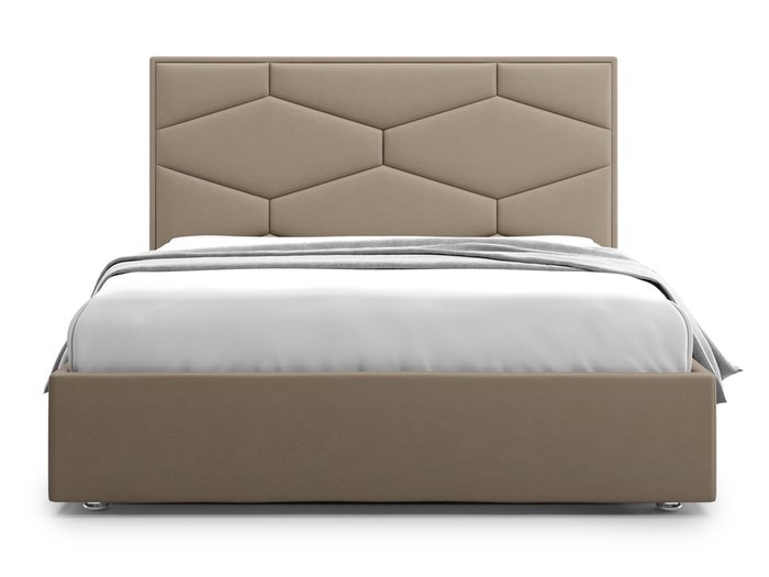 Кровать Premium Milana 4 160х200 коричневого цвета с подъемным механизмом - купить Кровати для спальни по цене 77200.0