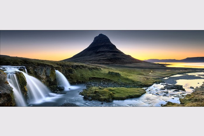  Репродукция  Glas Art Kirkjufellfoss