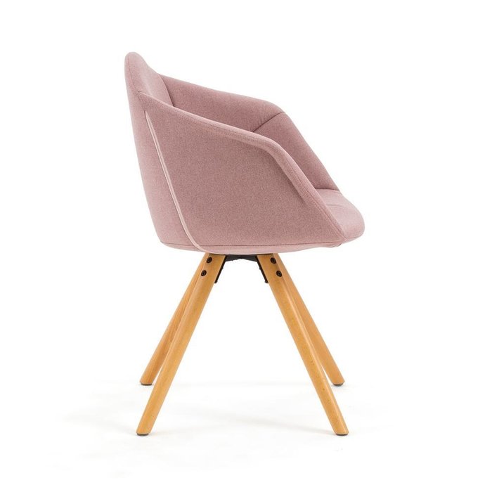 Обеденное кресло Asting розового цвета - лучшие Обеденные стулья в INMYROOM