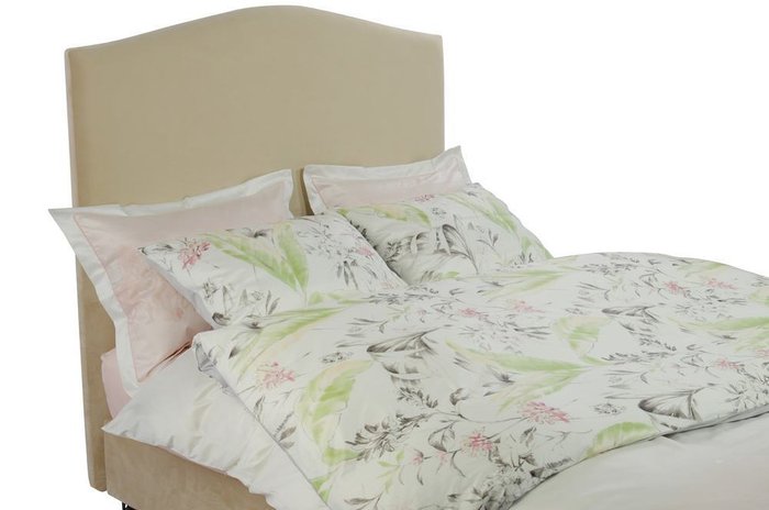 Кровать Chateau 140х200 бежевого цвета с ортопедической решеткой - лучшие Кровати для спальни в INMYROOM