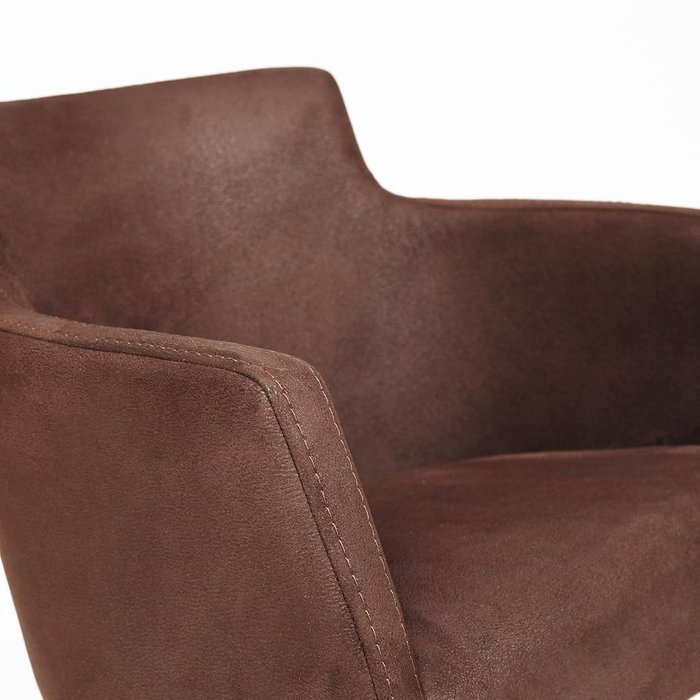 Кресло Knez темно-коричневого цвета - лучшие Интерьерные кресла в INMYROOM