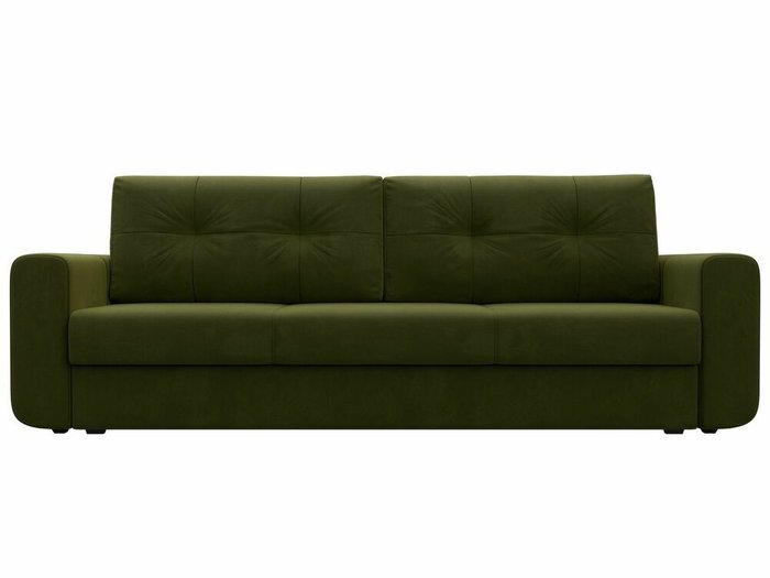 Диван-кровать Лига 031 зеленого цвета - купить Прямые диваны по цене 34999.0