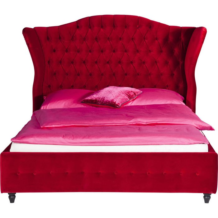 Кровать City Spirit 180х200 красного цвета