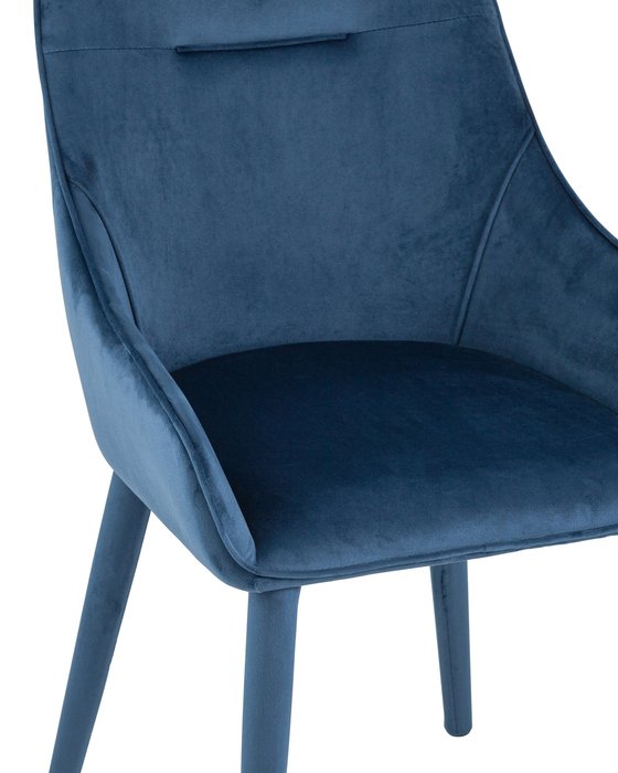 Стул Диана синего цвета - лучшие Обеденные стулья в INMYROOM