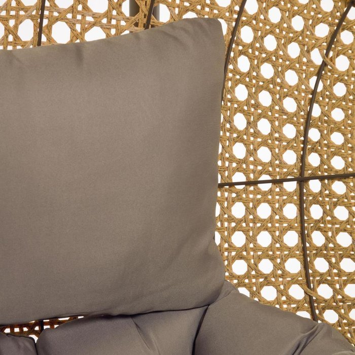 Подвесное кресло Cira бежево-коричневого цвета  - лучшие Подвесные кресла в INMYROOM