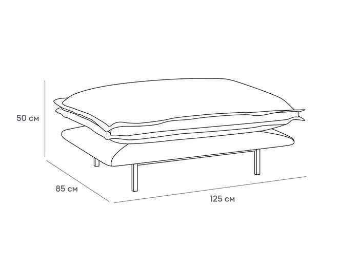 Пуф Barcelona бежево-коричневого цвета - лучшие Пуфы в INMYROOM Пуф Barcelona бежево-коричневого цвета - лучшие Пуфы в INMYROOM