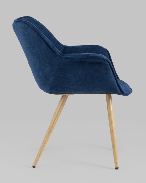 Стул Джулиан темно-синего цвета - лучшие Обеденные стулья в INMYROOM