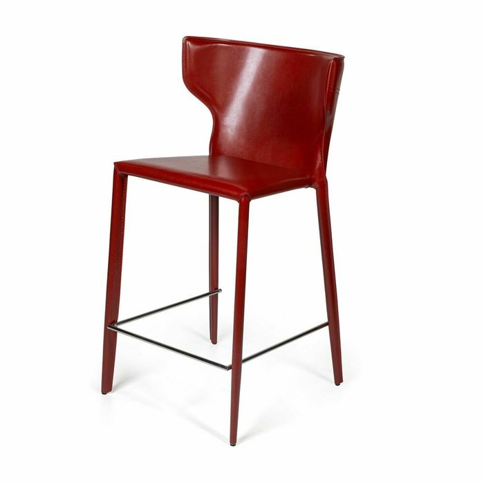 Стул полубарный Austin красного цвета - лучшие Барные стулья в INMYROOM