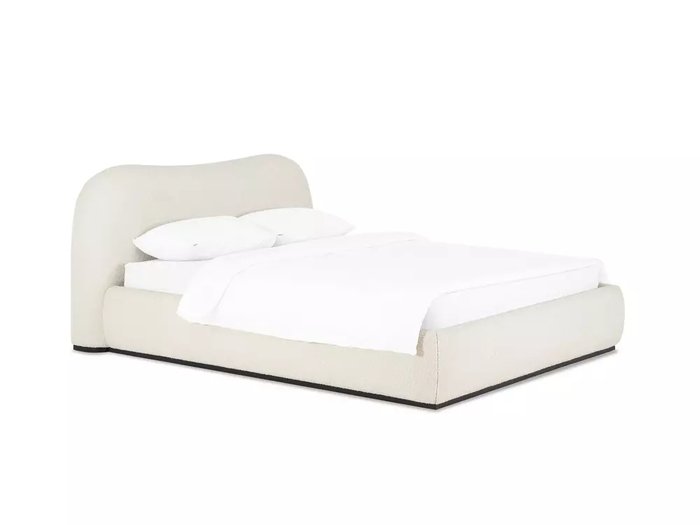 Кровать Patti 160х200 белого цвета с подъемным механизмом