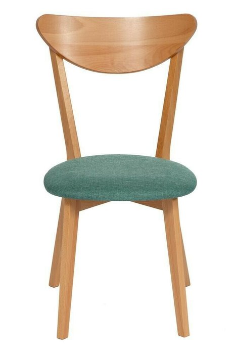 Комплект из двух стульев Maxi бежево-бирюзового цвета - лучшие Обеденные стулья в INMYROOM