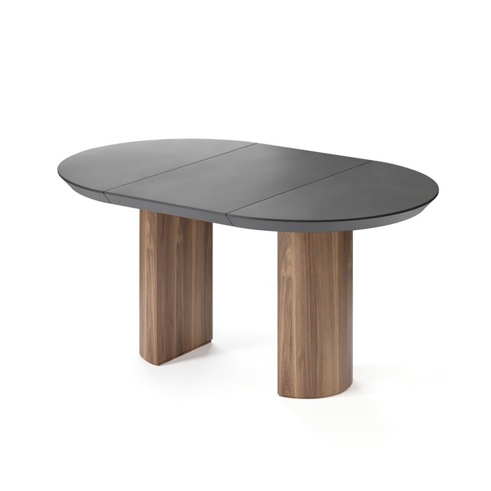 Обеденный стол раздвижной Ансер М на коричневом основании - купить Обеденные столы по цене 137632.0