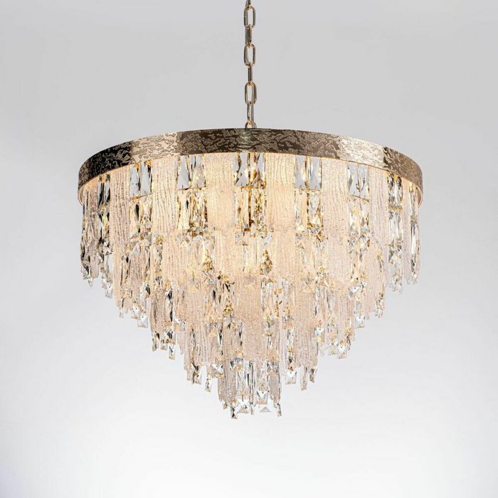 Большая люстра ML.7206.600 GD (хрусталь, цвет прозрачный) - купить Подвесные люстры по цене 75000.0