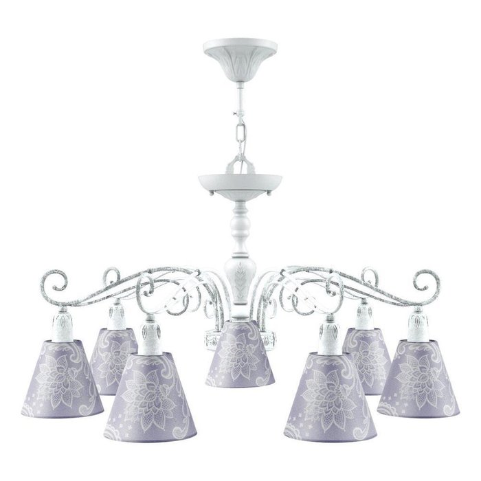 Подвесная люстра Lamp4you Provence с серыми плафонами - купить Подвесные люстры по цене 15800.0