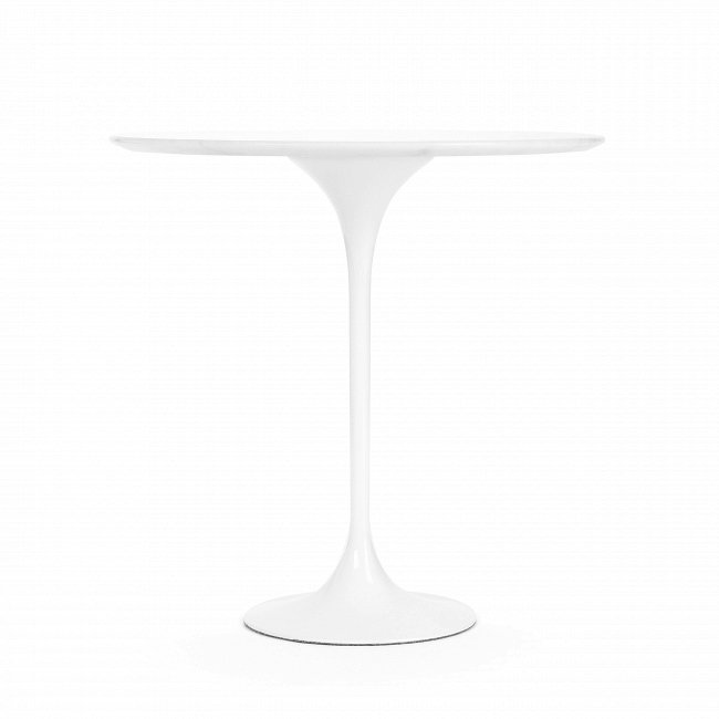 Кофейный стол Tulip Stone белого цвета