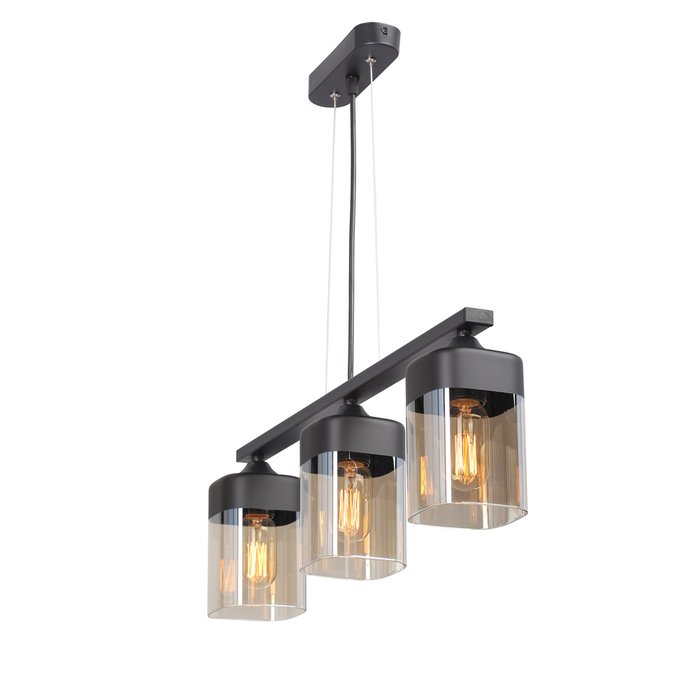 Подвесной светильник V3996-1/3S (стекло, цвет светло-коричневый) - лучшие Подвесные люстры в INMYROOM