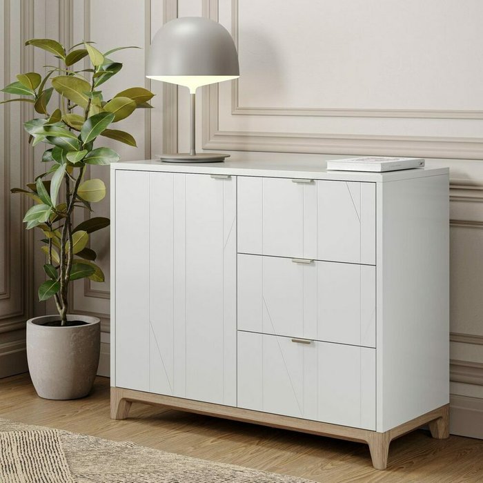 Комод Case CS029 белого цвета - лучшие Комоды в INMYROOM Комод Case CS029 белого цвета - лучшие Комоды в INMYROOM