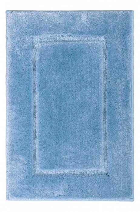 Коврик для ванной комнаты Stadion 55х85 голубого цвета