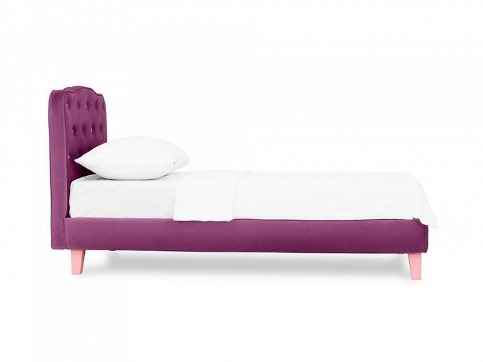 Кровать Candy 80х160 фиолетово-розового цвета - купить Одноярусные кроватки по цене 28620.0