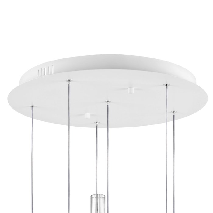 Люстра DISCO 6x6W LED 1200LM 120G БЕЛЫЙ/МУЛЬТИКОЛОР 3000К - купить Подвесные люстры по цене 64999.0