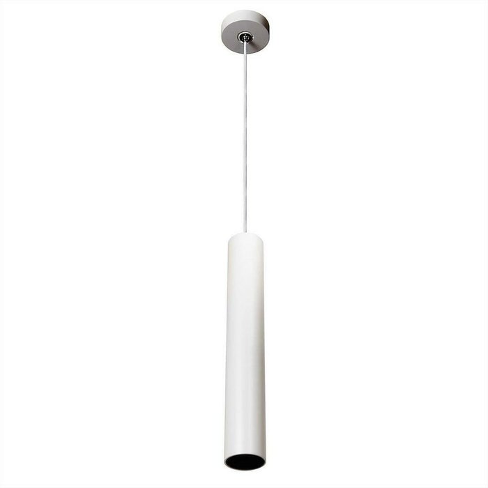 Светодиодный подвесной светильник Тубус белого цвета