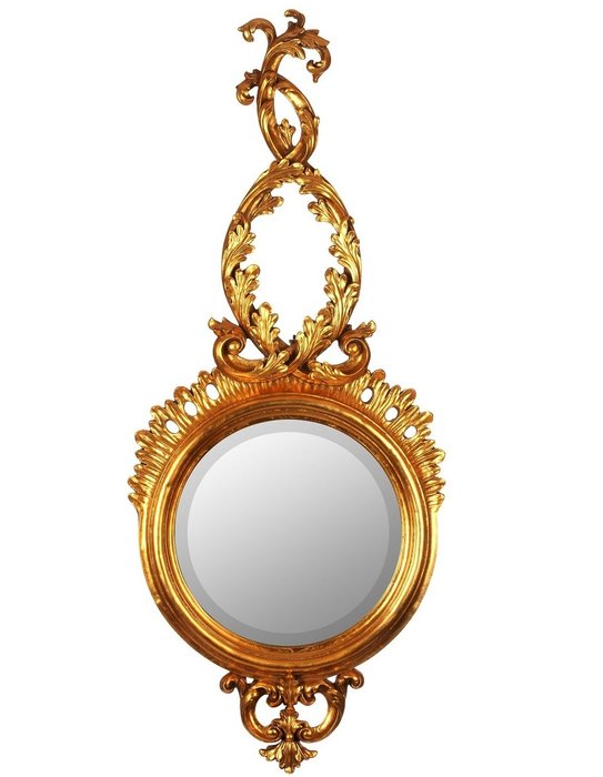 Настенное Зеркало в резной раме Liana Gold 