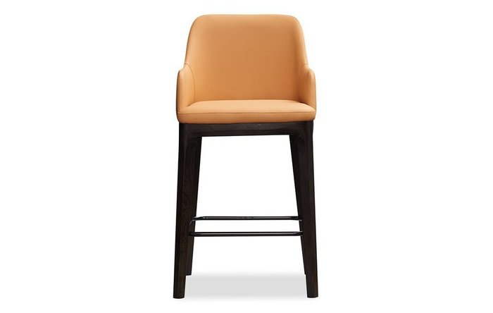 Стул барный Joseph черно-персикового цвета - лучшие Барные стулья в INMYROOM